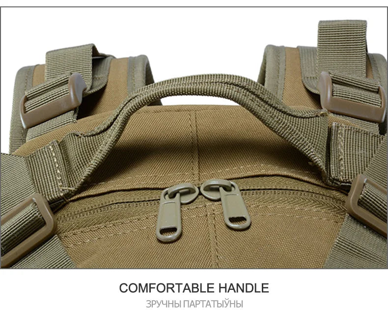 Camping Backpack Men's Bag Travel Bags Tactical Molle Climbing Rucksack Hiking Outdoor Reflective Shoulder Fishing Laptop Bag