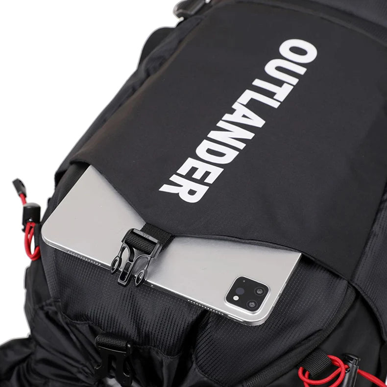 60L Camping Backpack Large Capacity Hiking Travel Outdoor Shoulder Bag Waterproof Trekking Climbing Mountaineering Rucksack