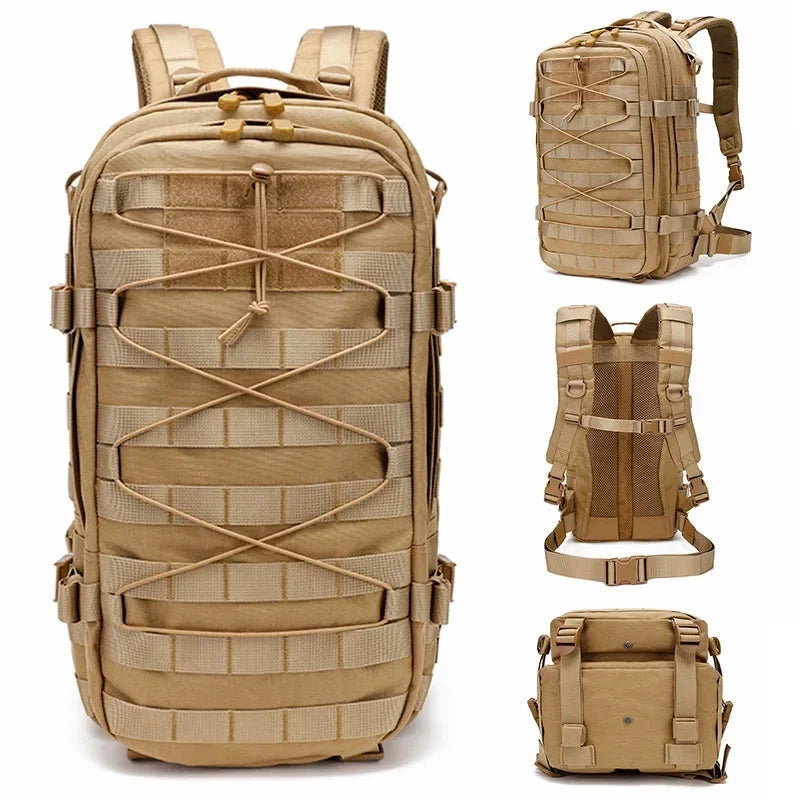 25L Outdoor Sports Hunting Backpack Camping Toolkit for Large Trips Hiking Fishing - Durable Hunting Camping Backpack