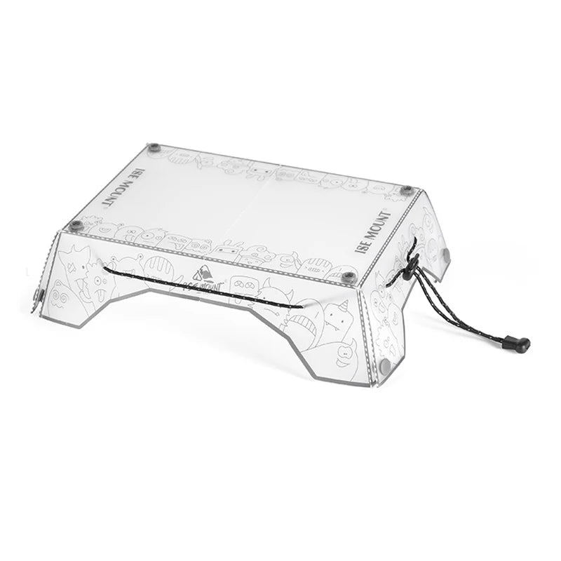 Portable Foldable Mini Camping Table Ultralight Outdoor Camping Table Tray Folding Tableware Hiking Equipment Cooking Supplies