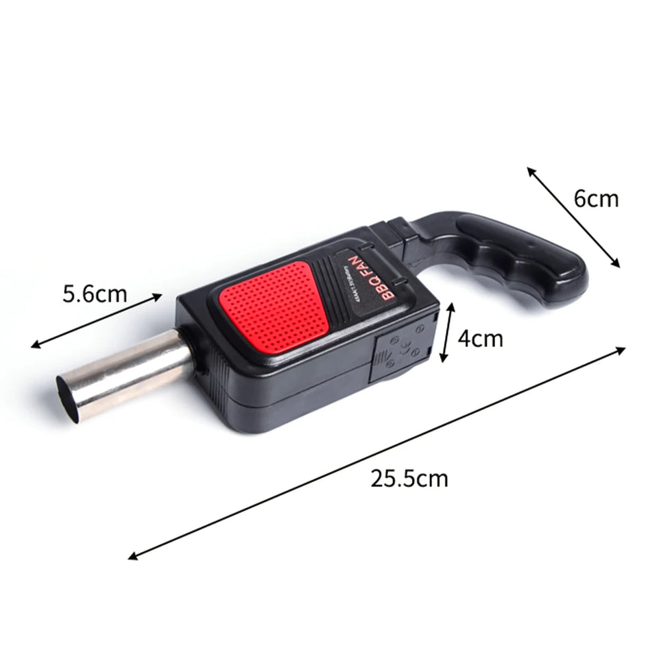 Portable Electric Handheld BBQ Fan Air Blower for Outdoor Camping Barbecue Picnic BBQ Cooking Tool Bakery Grill Accessories