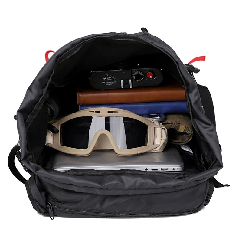 60L Camping Backpack Large Capacity Hiking Travel Outdoor Shoulder Bag Waterproof Trekking Climbing Mountaineering Rucksack