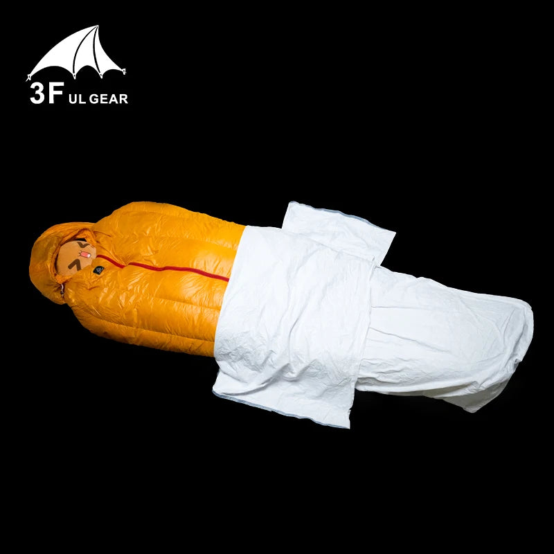 3F UL Gear  New Outdoor professional camping Tyvek sleeping bag waterproof cover Bivy lining protection sleeping bag liner