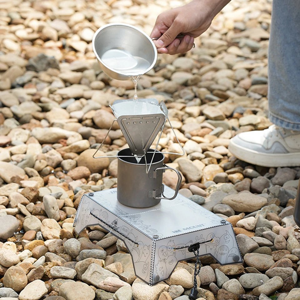 Portable Foldable Mini Camping Table Ultralight Outdoor Camping Table Tray Folding Tableware Hiking Equipment Cooking Supplies
