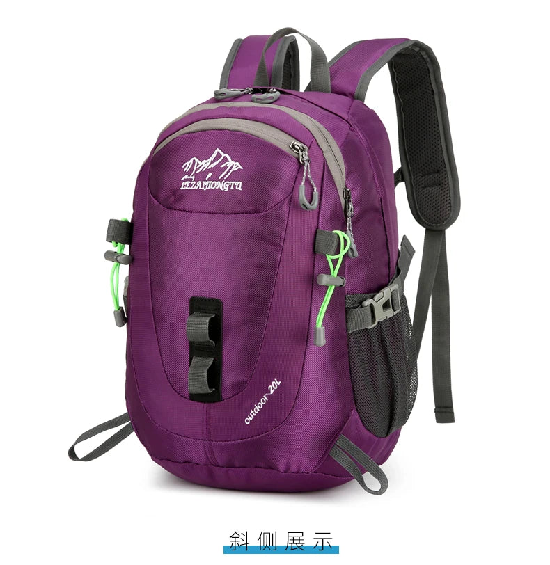 Durable, trendy, small-capacity outdoor backpack suitable for short trips, hiking, cycling, camping, and mountain climbing