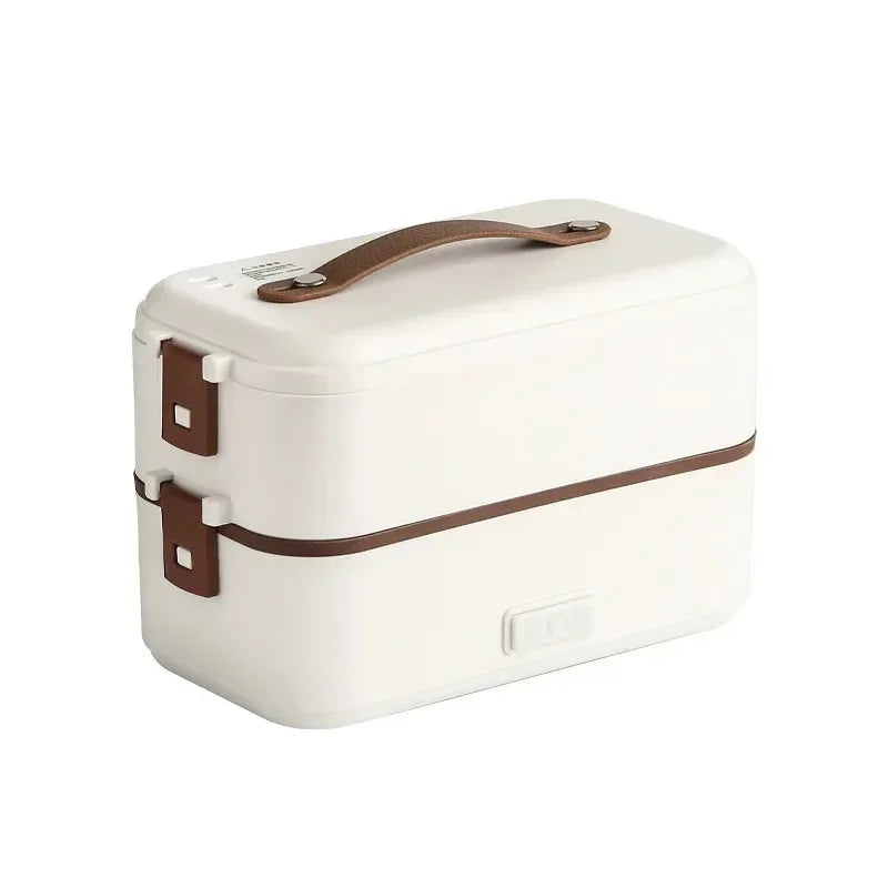 Portable Electric Heating Lunch Box Food Warmer for Outdoor/Travel Self Cooking Heated Lunch Box Office Rice Cooker Warmer