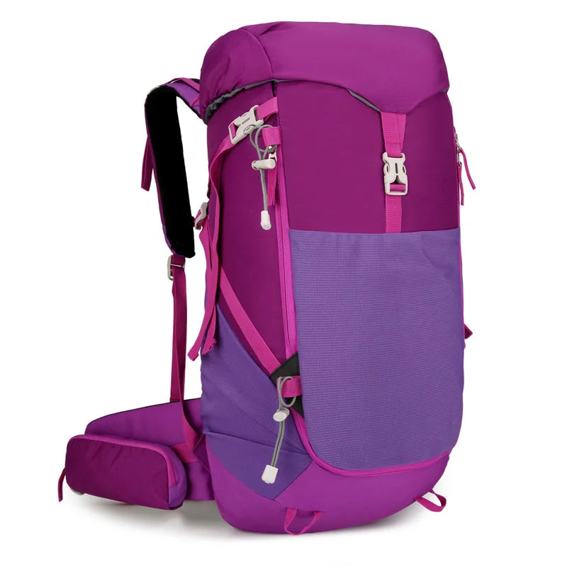 Camping Backpack Large Capacity Climbing Rucksack Trekking Hiking Bag Waterproof Mountaineering Knapsack Outdoor Travel Bag 40L