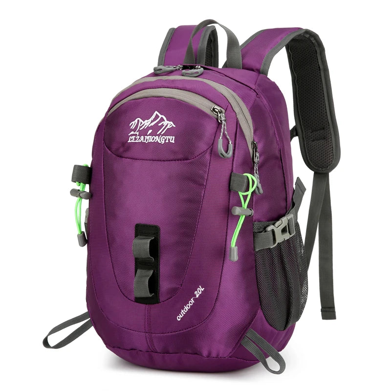 Durable, trendy, small-capacity outdoor backpack suitable for short trips, hiking, cycling, camping, and mountain climbing