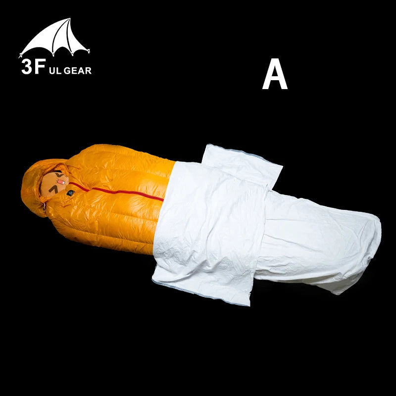 3F UL GEAR TYVEK Sleeping Bag Cover Ventilate Moisture-proof waterproof Dirty Inner Liner Bivy Bag