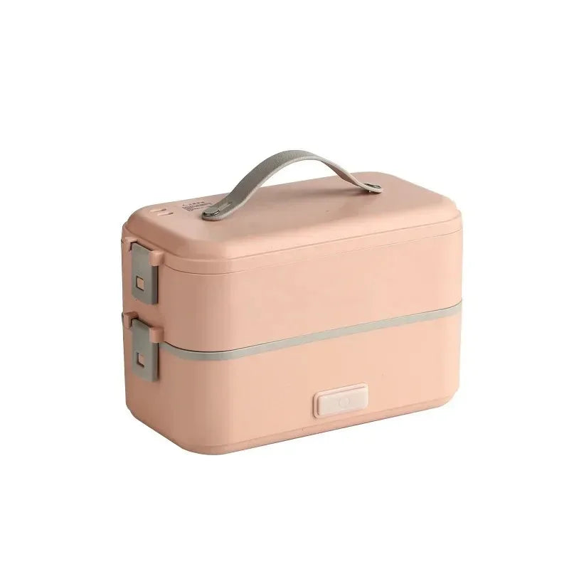 Portable Electric Heating Lunch Box Food Warmer for Outdoor/Travel Self Cooking Heated Lunch Box Office Rice Cooker Warmer
