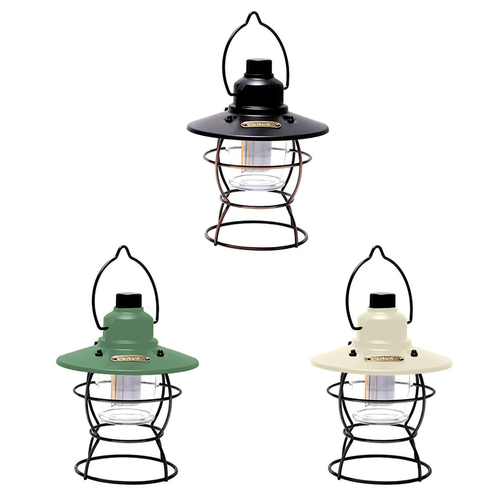 Camping Lamp Camping Light Dimmable Multi Modes Retro Portable Tent Lantern Lamp for Fishing Hiking Garden Yard Camping Light