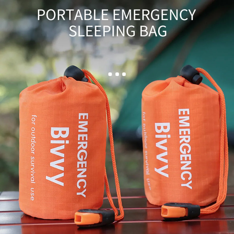 Waterproof Sleeping Storage Bag Camping Survival Tool Sack Outdoor Emer-gency Sleeping  Equipment Replacement Fittings