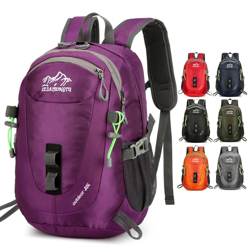 Durable, trendy, small-capacity outdoor backpack suitable for short trips, hiking, cycling, camping, and mountain climbing