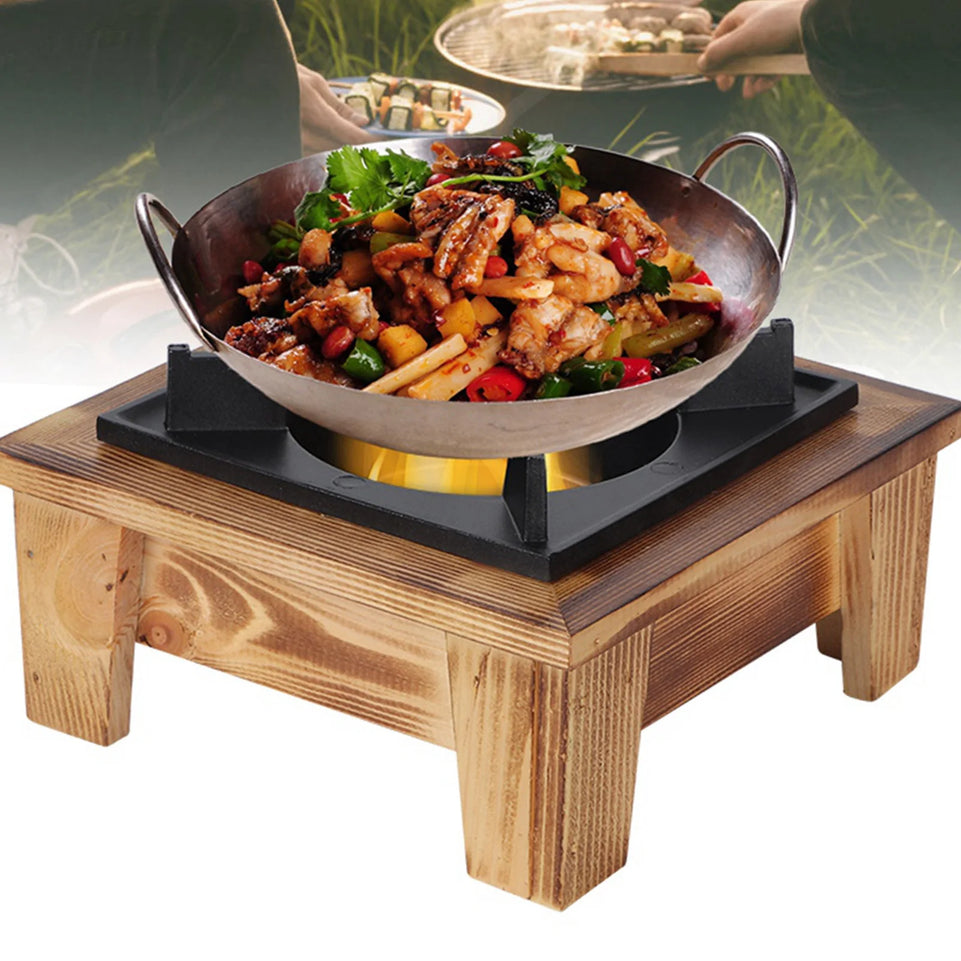 Portable BBQ Grill Korean Japanese Barbecue Alcohol Oven Stove Household Furnace Kitchenware Cooking Utensil for Outdoor Picnic