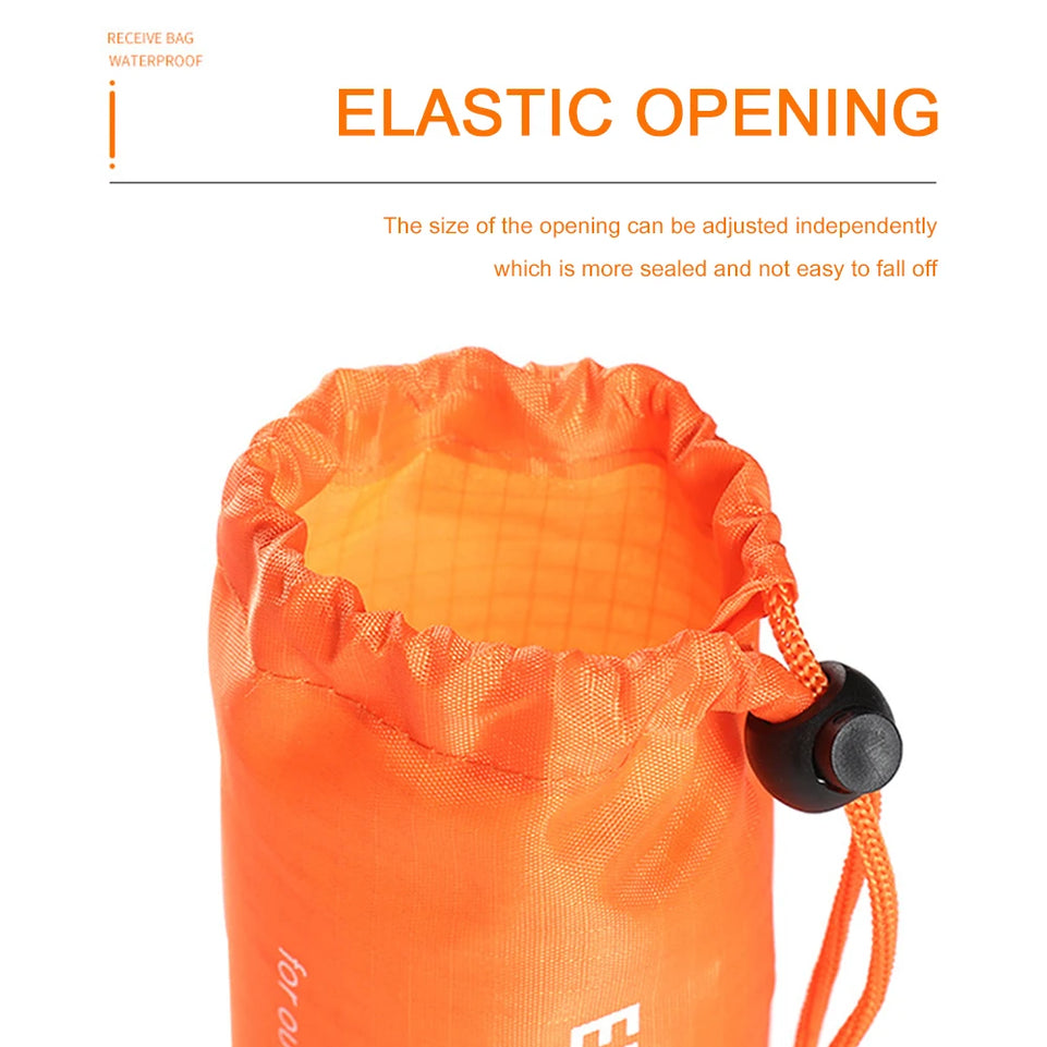 Outdoor Emergency Survival Sleeping Bag Thermal Blanket Mylar Waterproof Reusable Sack Portable Camping Hiking Emergency Gear