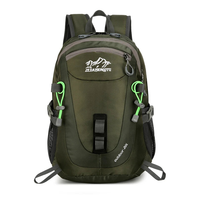 Durable, trendy, small-capacity outdoor backpack suitable for short trips, hiking, cycling, camping, and mountain climbing