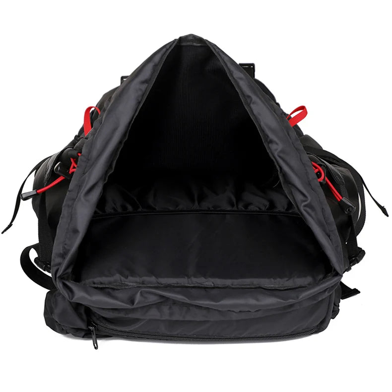60L Camping Backpack Large Capacity Hiking Travel Outdoor Shoulder Bag Waterproof Trekking Climbing Mountaineering Rucksack