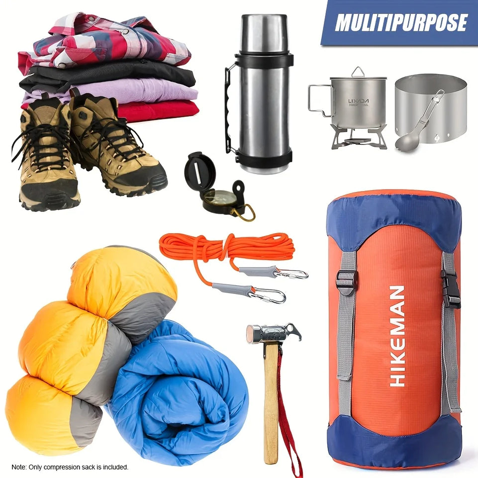 Sleeping Bag, Sleeping Bag Stuff Sack Water-Resistant & Ultralight Outdoor Storage Bag Space Saving Gear for Camping Hiking