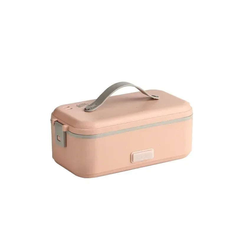 Portable Electric Heating Lunch Box Food Warmer for Outdoor/Travel Self Cooking Heated Lunch Box Office Rice Cooker Warmer