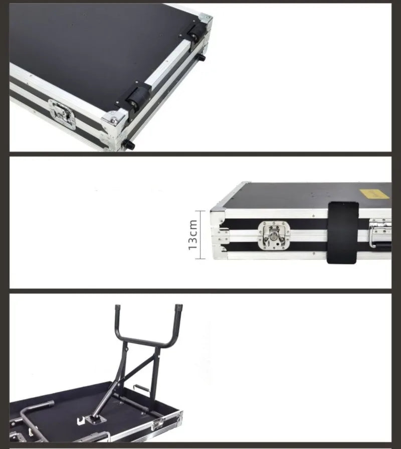 Multi-functional Cooking Mobile Kitchen Folding Dining Table Barbecue Camping Box Outdoors Portable Cooking Supplies Accessories