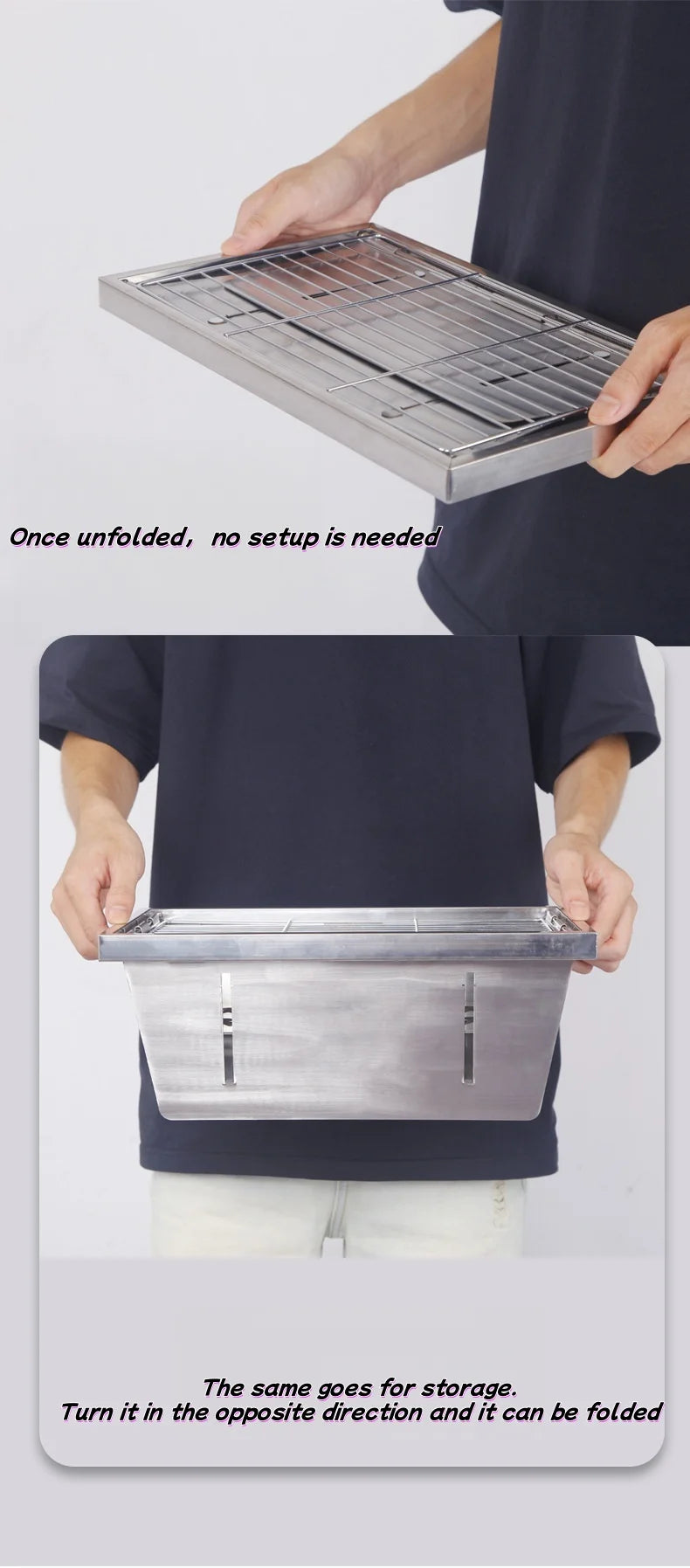 Portable barbecue grill, easy to carry, compact and convenient in design, suitable for picnic cooking | portable barbecue