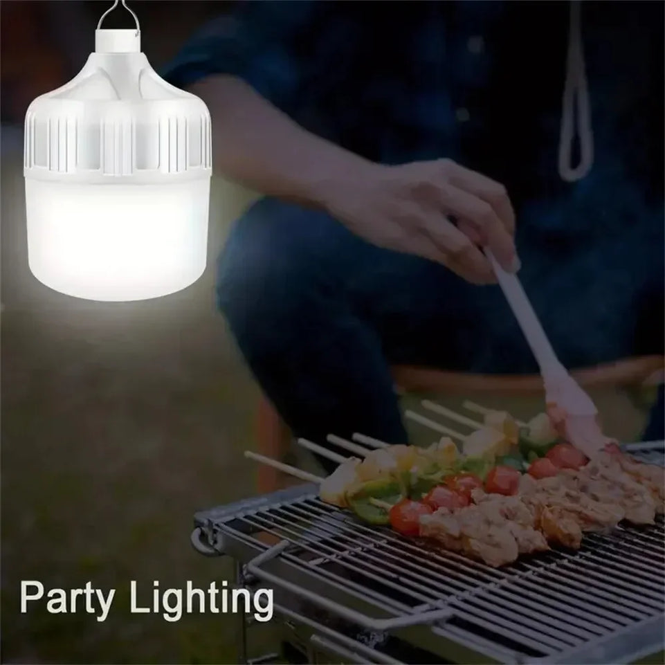Portable Camping Light USB Rechargeable Led Bulb Emergency Lighting Flashlight Lights Outdoor Picnics Hanging Tent Light
