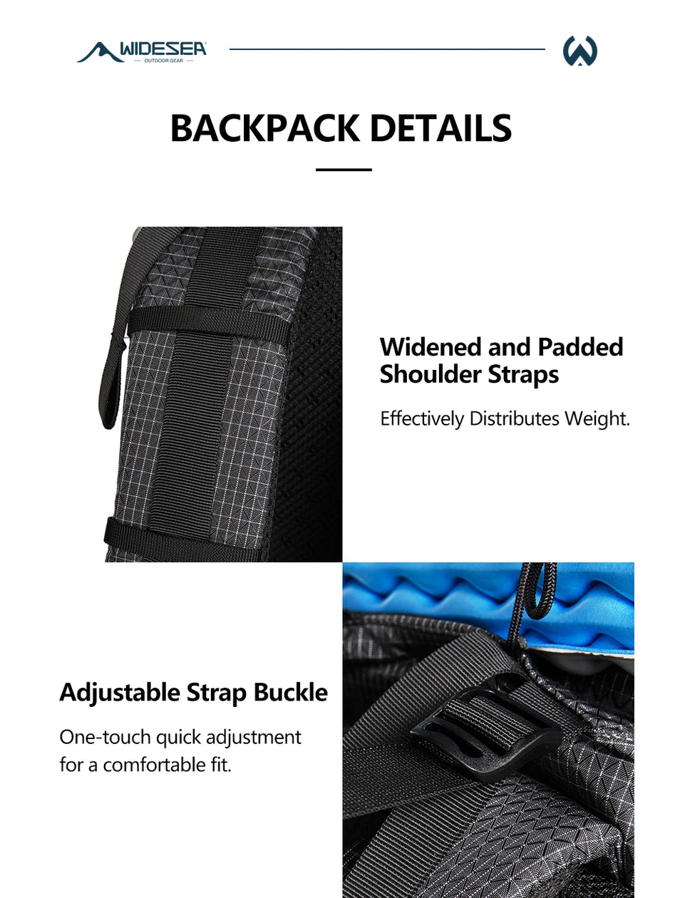 Outdoor Camping Backpack 40L Hiking Bag Sports Men's Backpacks Ultralight Waterproof Trekking Travel Essentials Camping Supplies