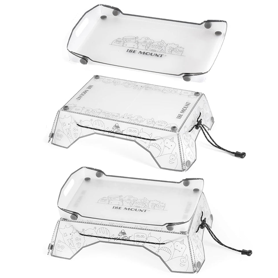 Portable Foldable Mini Camping Table Ultralight Outdoor Camping Table Tray Folding Tableware Hiking Equipment Cooking Supplies