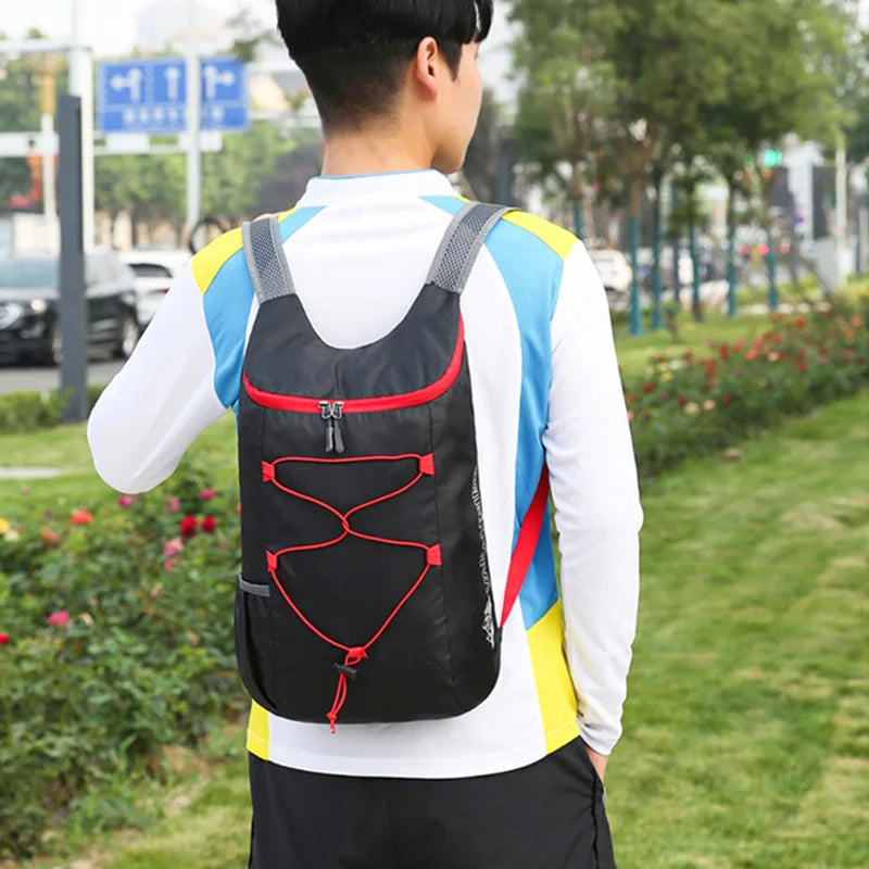New Outdoor Waterproof Foldable Backpack Large Capacity Portable Camping Hiking Travel Daypack Leisure Men Women Sport Bags