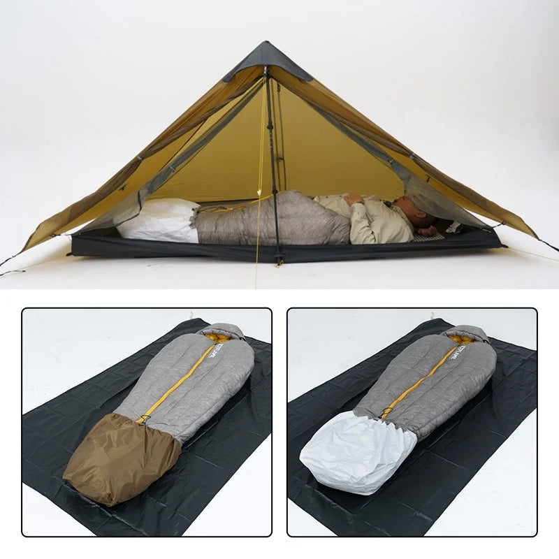 3F UL GEAR UHWMPE/TYVEK Outdoor Sleeping Bag Foot Waterproof Cover Camping Moisture-proof Breathable Dirtproof Inner Liner Cover