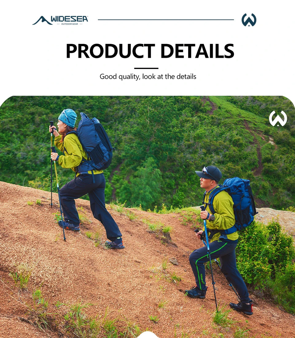 Outdoor Camping Backpack 40L Hiking Bag Sports Men's Backpacks Ultralight Waterproof Trekking Travel Essentials Camping Supplies