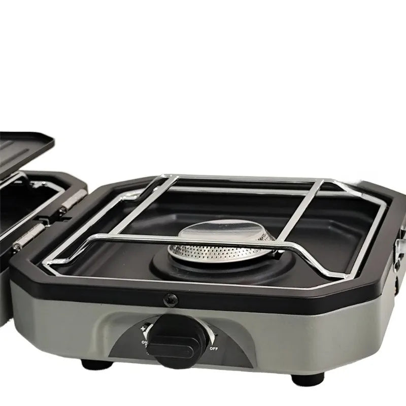 Portable Folding Stove, Camping, Folding Stove, Outdoor, Gas Stove, Cooking, Entertainment, Easy To Clean