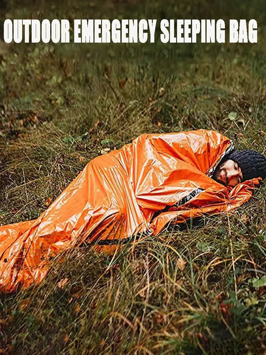 Emergency Sleeping Bags 1 Pack | Portable Emergency Blanket Survival Gear