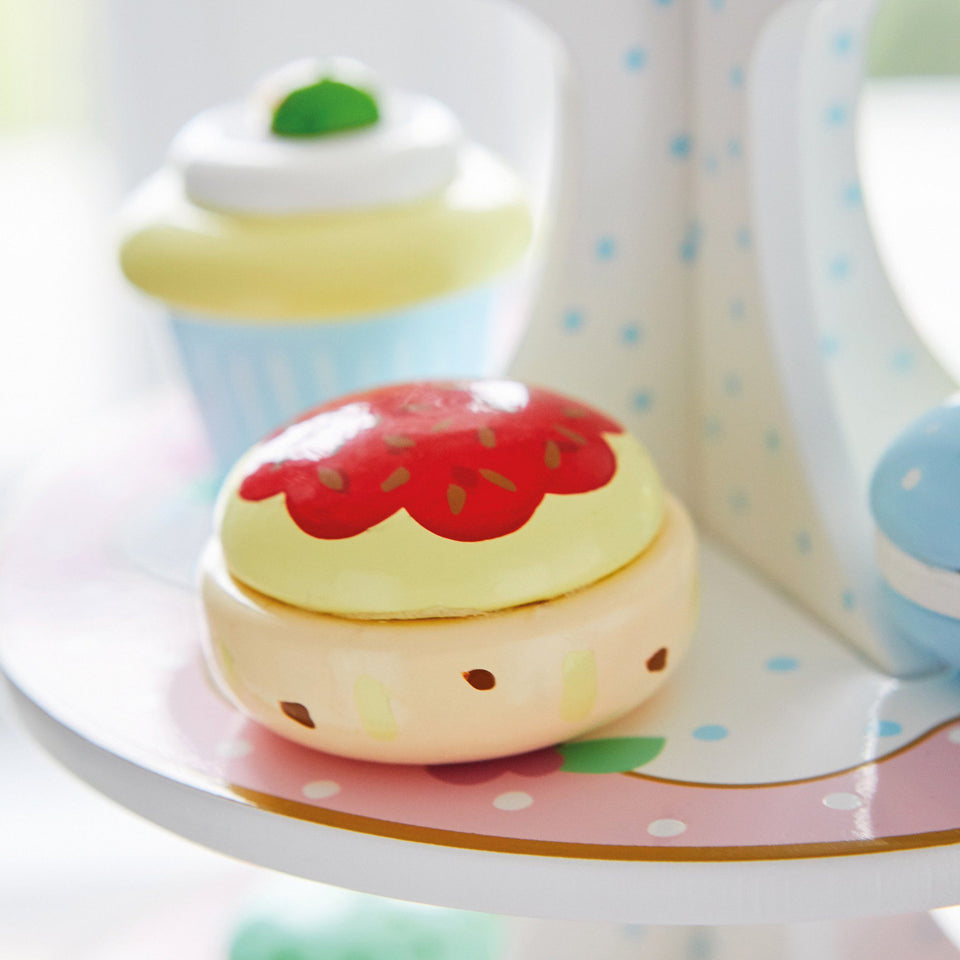 Wooden Afternoon Tea Set