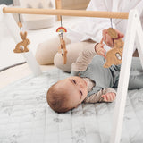 Wooden Baby Gym, Woodland Animals by Ryn Frank