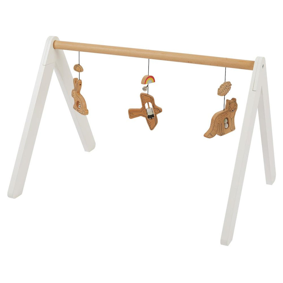 Wooden Baby Gym, Woodland Animals by Ryn Frank