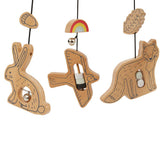 Wooden Baby Gym, Woodland Animals by Ryn Frank