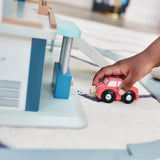 Wooden Toy Garage with Track