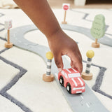 Wooden Road Track with Accessories