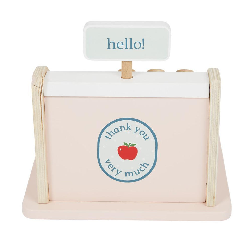 Wooden Till, Shell Pink
